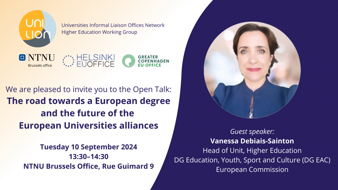 UnILiON Open Talk about ‘The road towards a European degree and the future of the European alliances’