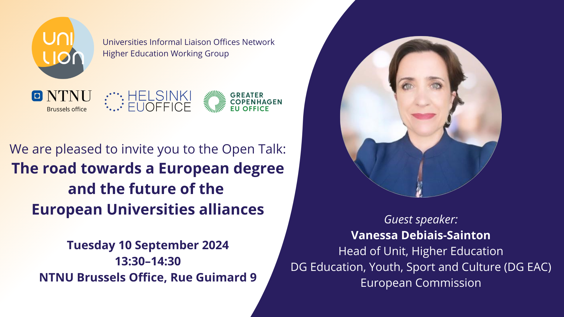 UnILiON Open Talk about ‘The road towards a European degree and the future of the European alliances’